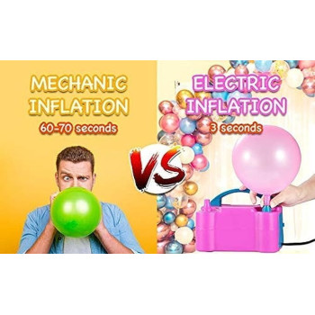 Electric Air Balloon Pump 73005, Multi Color, Sky Touch, EU plug, Portable Balloon Inflator, Suitable for Wedding Scene Decoration, Birthday Parties, Tent Opening