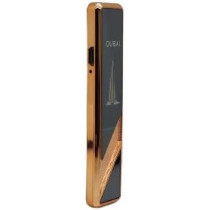 Electric Lighter, Battery Indicator Lighter USB Plasma Rechargeable Windproof & Flameless, Dual Arc Lighter with for Candles/Grill (Color -Black)