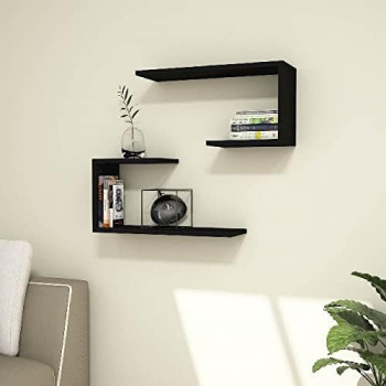 Epikasa Cleopatra Shelf Black - 60 x 20 x 54 cm