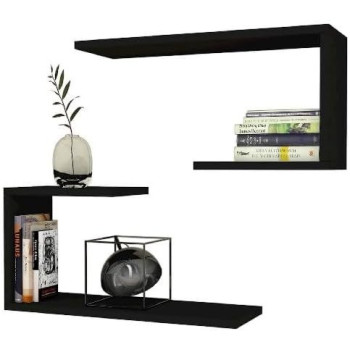 Epikasa Cleopatra Shelf Black - 60 x 20 x 54 cm