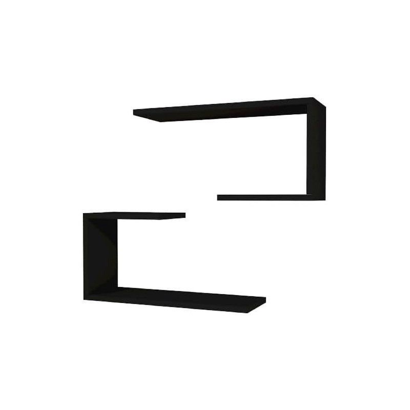 Epikasa Cleopatra Shelf Black - 60 x 20 x 54 cm