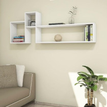 Epikasa Olivia White Shelf - 155 x 22 x 55 cm