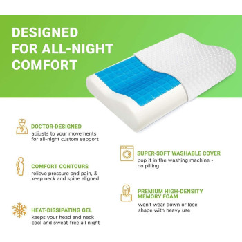 Gel Memory Foam Pillow