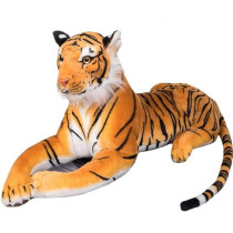 Huge Prone Tiger Plush Toy Big Tiger Plush Doll Simulation Animal Vivid Lifelike Tiger for Boy Large Tiger Doll - TC-26987