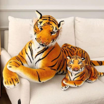 Huge Prone Tiger Plush Toy Big Tiger Plush Doll Simulation Animal Vivid Lifelike Tiger for Boy Large Tiger Doll - TC-26987