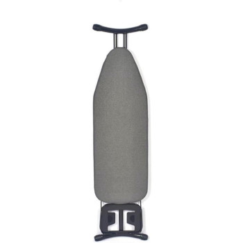 Ironing Board with Heat-Resistant Cover, Large Folding Ironing Board, Stable Frame & Non-Slip Legs Adjustable Foldable Iron Table, Space-Saving, Perfec