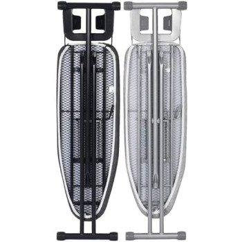 Ironing Board with Heat-Resistant Cover, Large Folding Ironing Board, Stable Frame & Non-Slip Legs Adjustable Foldable Iron Table, Space-Saving, Perfec