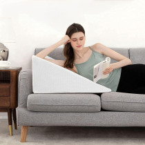 Orthopedic Bed Wedge Pillow with HD Foam Top Elevation for Sleeping, Acid Reflux, Heartburn, Anti Snoring and GERD Pillow, Back Support Size: (W 65 x L 65 cm, Standard 8)