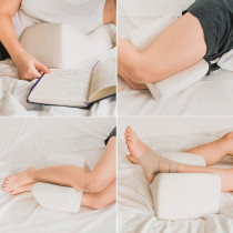 Orthopedic Wedge Contour Leg Pillows Memory Foam For Back Hip Leg Joint Pain With Removable Washable Cover