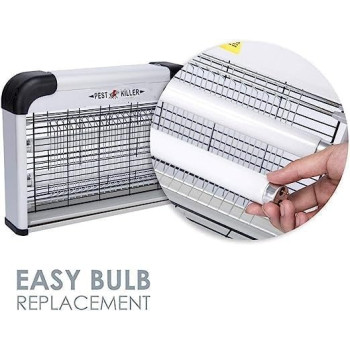 Powerful UV Light Indoor Mosquito Killer Lamp,Electric Fly Killer 20w, Electric Indoor, Insect Mosquito Killer Lamp Fly Trap Indoor for The Kitchen, Office, Outdoor Patios