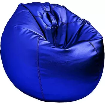 Puffy Leather Bean Bag –...