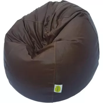 Puffy Leather Bean Bag –...
