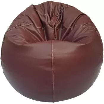 Puffy Leather Bean Bag –...