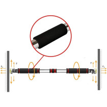 Pull Up Bar for Doorway, Chin Up Bar with Comfort Grips – Easy Mount & Adjustable Length – Suitable for 24-39” Door way – Heavy Duty Home Workout Equipment (60cm - 100 cm)