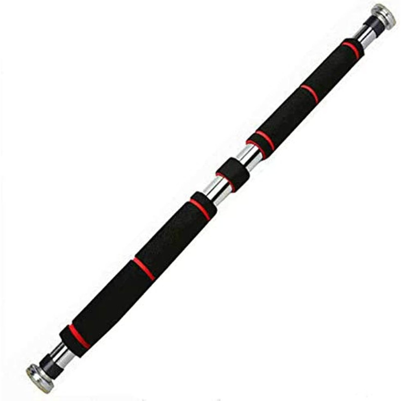 Pull Up Bar for Doorway, Chin Up Bar with Comfort Grips – Easy Mount & Adjustable Length – Suitable for 24-39” Door way – Heavy Duty Home Workout Equipment (60cm - 100 cm)