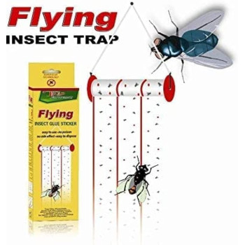 SHOP ON THE GO Flying Insect Glue Sticker - Smart Innovation Flying Insect Glue - Goodbye Flying Insect