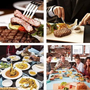 Stainless Steel Western Cutlery Set, 24 Piece Cutlery Set, Stainless Steel Cutlery Set, Mirror Finish, Dishwasher Safe (IE-54054)