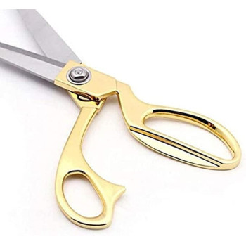 Tailor Scissors Professional 10.5 Inch Gold Stainless Steel Professional Shears Heavy Duty