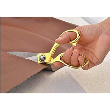 Tailor Scissors Professional 10.5 Inch Gold Stainless Steel Professional Shears Heavy Duty