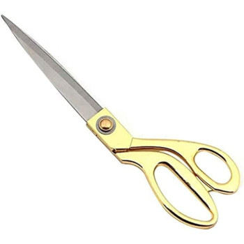 Tailor Scissors Professional 10.5 Inch Gold Stainless Steel Professional Shears Heavy Duty