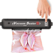 Vacuum Sealer Household Automatic Packing Food Preservation Vacuum Air Sealer with 15 Bags
