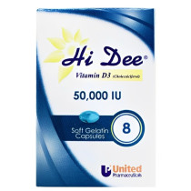 Hidee Vitamin D3 50000Iu 8S Capsule