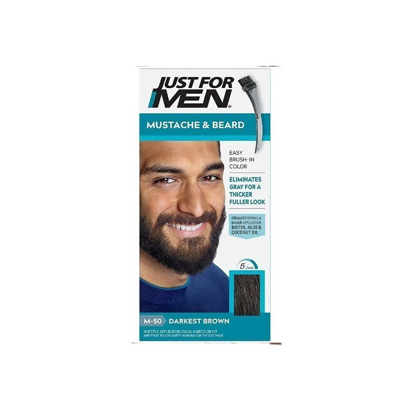 Just For Men Mous-Beard Gel Darkest Brown 28G
