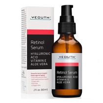 Yeouth 2.5% Retinol Serum With Hyaluron Acid Vitamin E Aloe 2Oz