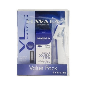 Mavala Double Lash Mascara+ Eye Lash Curter Kit