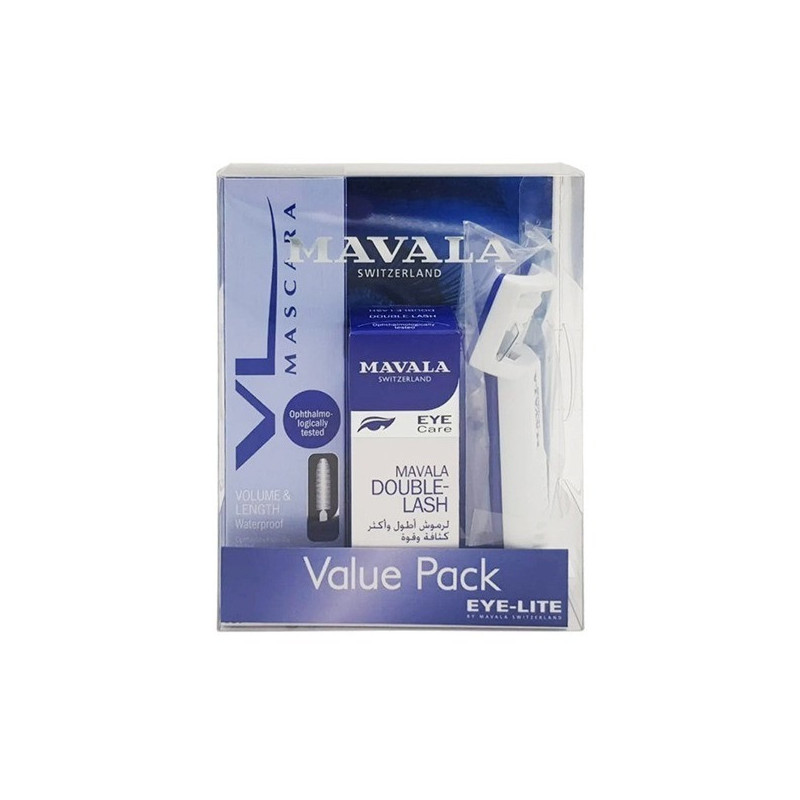 Mavala Double Lash Mascara+ Eye Lash Curter Kit
