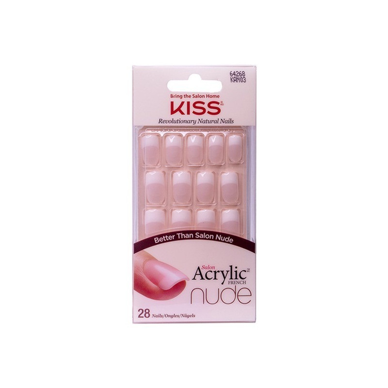 Kiss Acrylic Nude Nail -Kan01