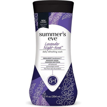 Summers Eve Lavender Night Time Cleansing Wash 12 Fl Oz