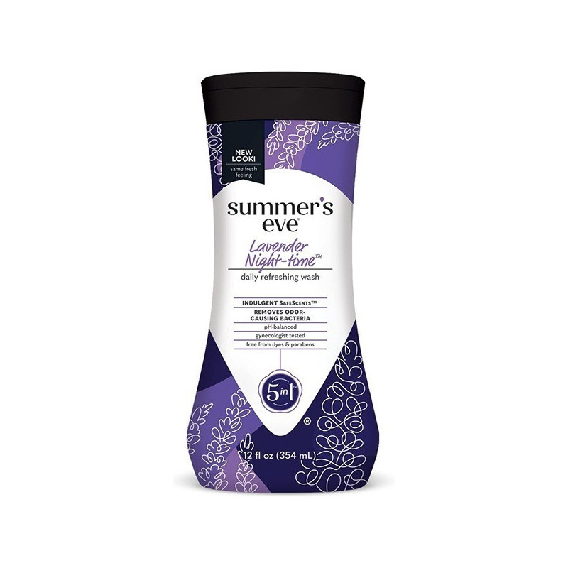 Summers Eve Lavender Night Time Cleansing Wash 12 Fl Oz