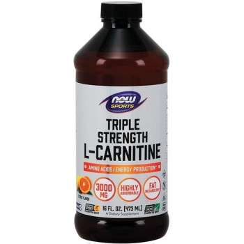 Now Carnitine Liquid 3000Mg 16Oz