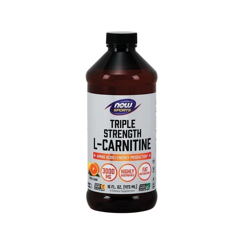 Now Carnitine Liquid 3000Mg 16Oz