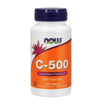 Now C-500 Vitamin C With Rose Hips Tablets 100S