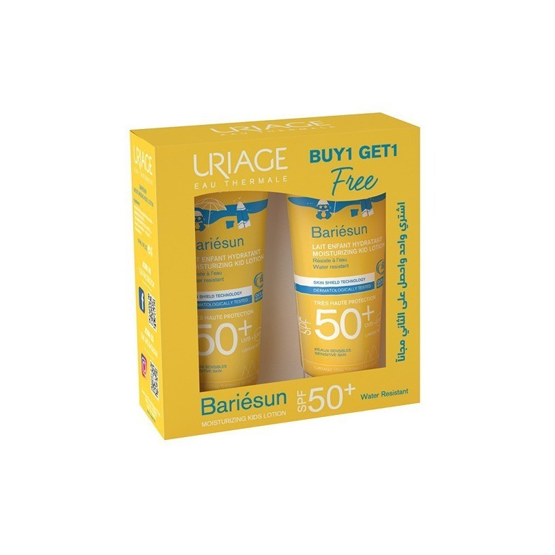 Uriage Bariesun Spf50+ Moist Kids Lotion 100Ml (1+1 Free)