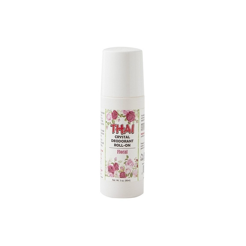 Thai Crystal Deodorant Roll On Floral 3Oz