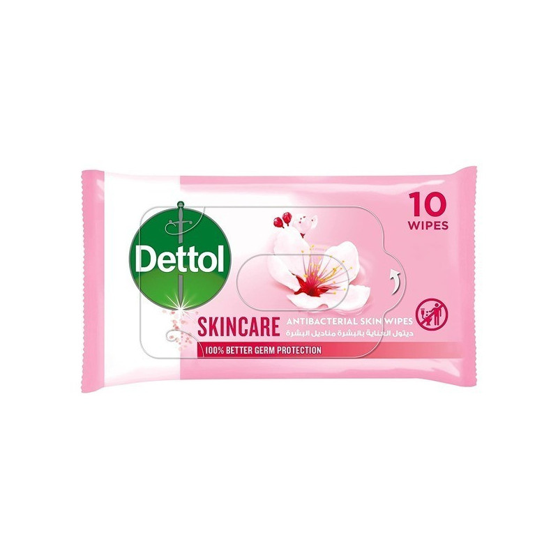 Dettol Antibacterial Wipes Skincare 10S