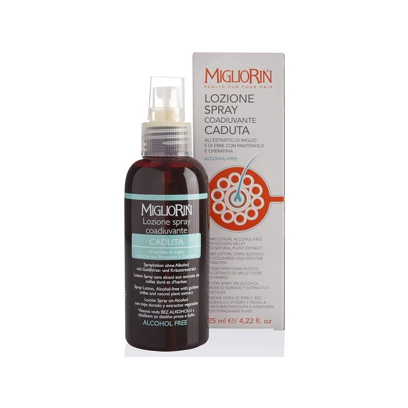 Migliorin Hair Loss Spray Lotion Alcohol Free 125Ml