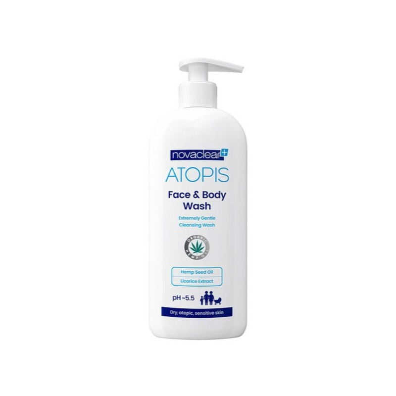 Novaclear Atopis Face And Body Wash 500Ml