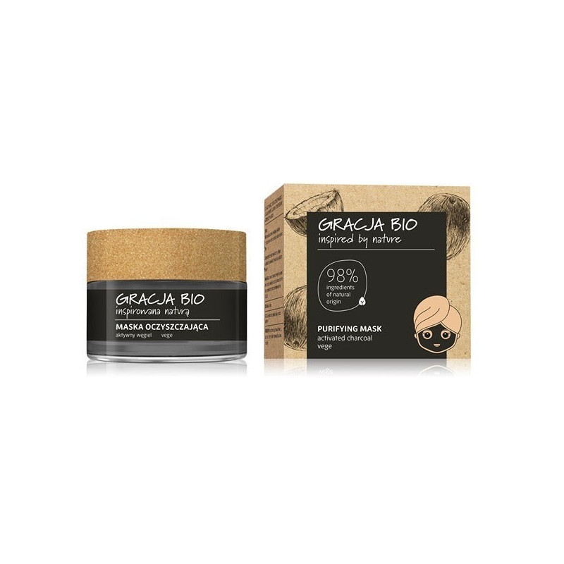 Gracja Bio Purifying Face Mask Activated Carbon