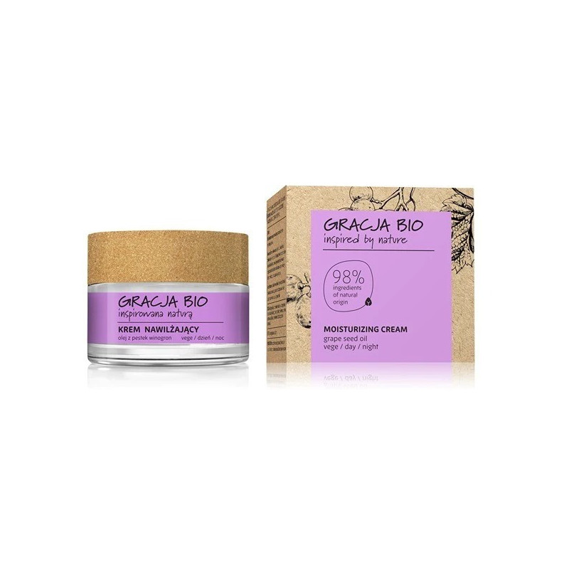 Gracja Bio Moisturizing Face Cream Grape Seed Oil