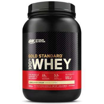 Optimum Nutrition Gold Standard 100% Whey Vanila Ice Cream Protein Powder 2Lbs