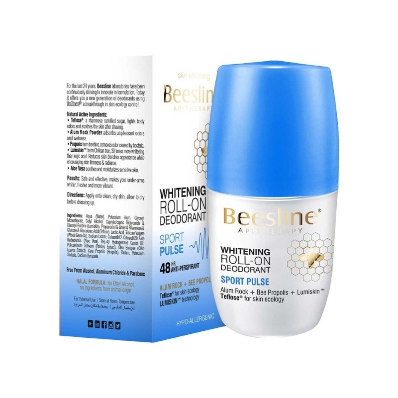 Beesline Whitening Roll-On Deo Sport Pulse 50Ml