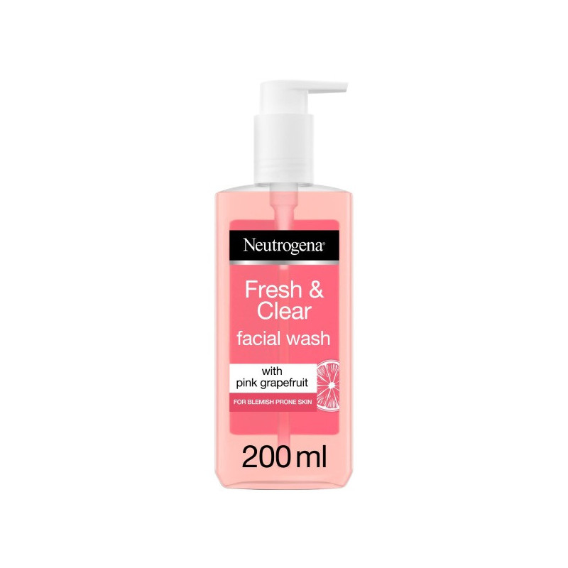 Neutrogena Fresh & Clear Face Wash Pink Grape Fruit 200Ml