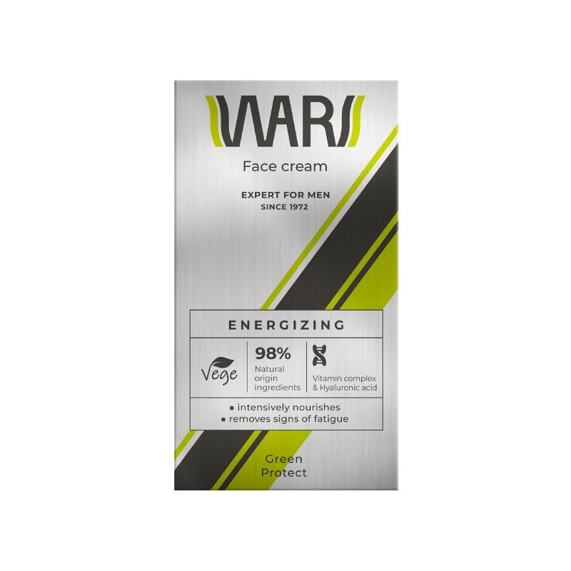 Wars Expert For Men Face Cream Energizing Green Protect