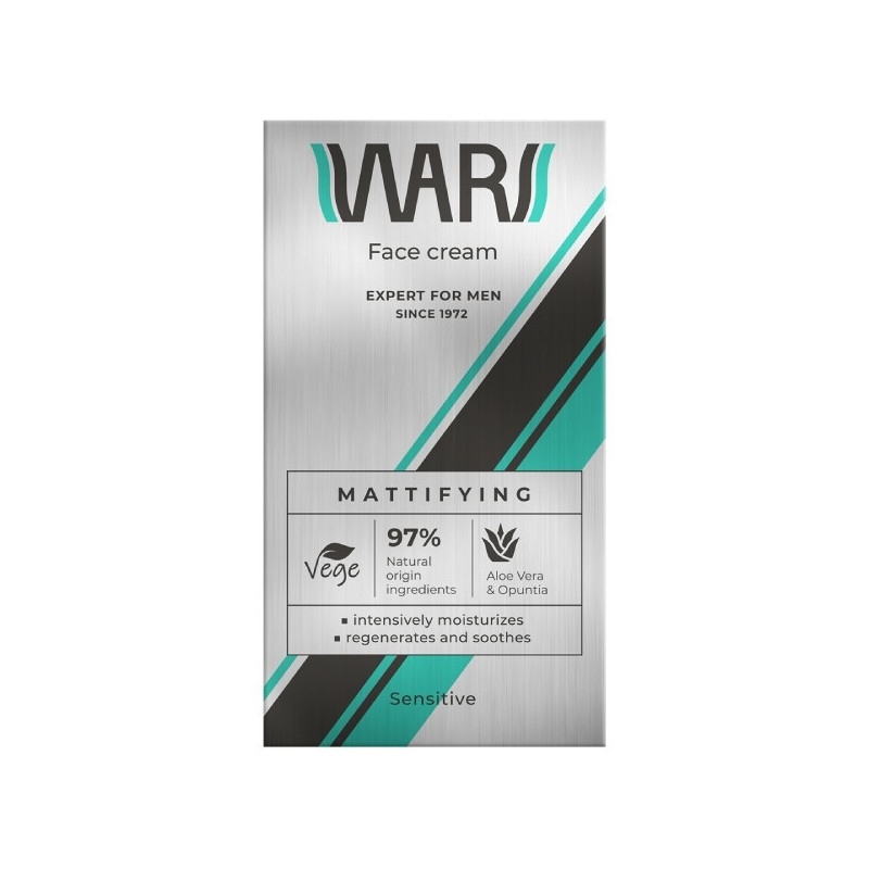 Wars Expert For Men Face Cream Mattifying Sensitive