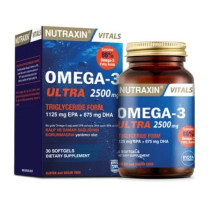 Nutraxin Vitals Omega -3 Ultra 2500Mg 30 Softgels