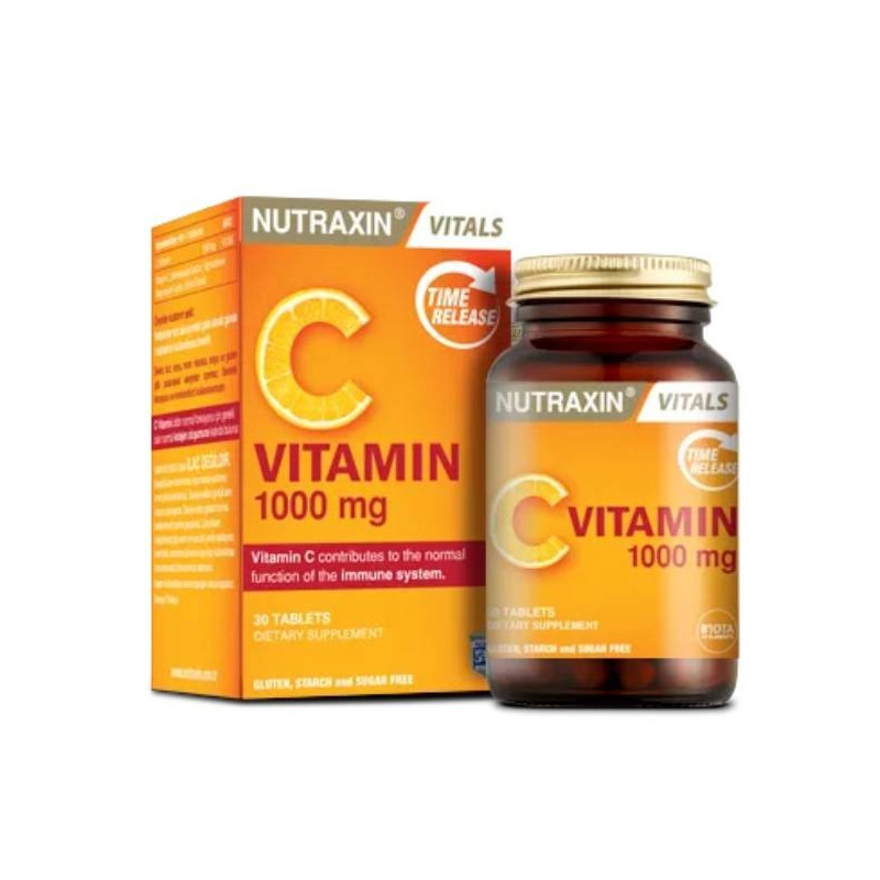 Nutraxin Vitals Vitamin C 1000Mg 30 Tablets